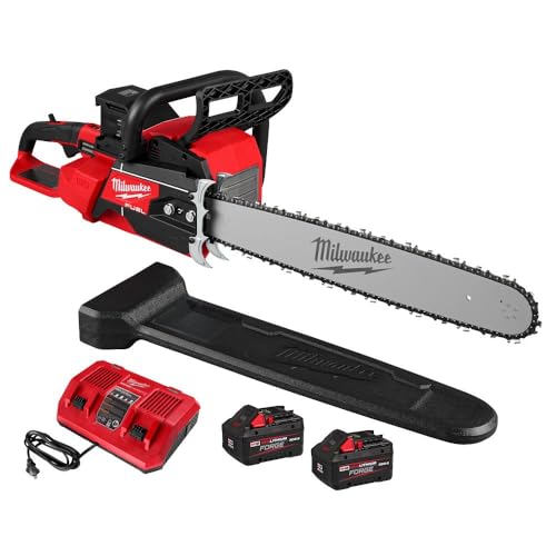 Chainsaws For Milwaukee 2827-22 M18 FUEL 18V 20' Dual Battery Chainsaw Kit,Tool and Equipment,with...