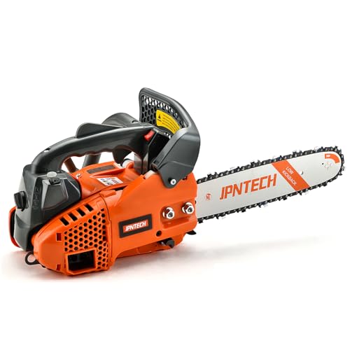 Gas Chainsaw 12 Inch Top Handle Chainsaw 25.4CC 2-Cycle Handheld Cordless Petrol Portable Gas...