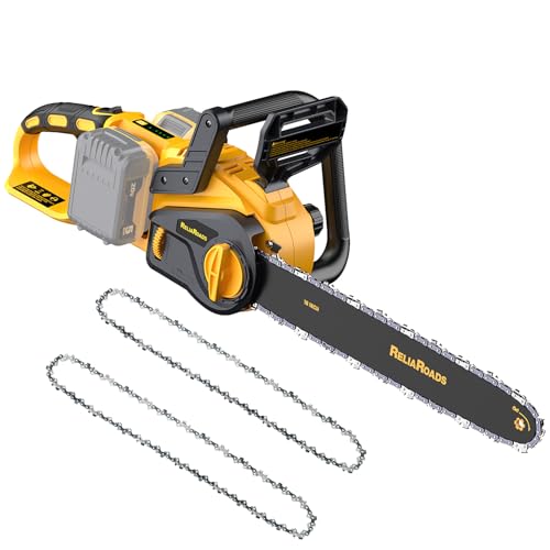 ReliaRoads 16-Inch Brushless Chainsaw, 40V (2 x 20V MAX) Cordless Battery Powered Chain Saw...
