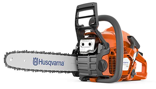 Husqvarna 130 Gas Powered Chainsaw, 38-cc 2-HP, 2-Cycle X-Torq Engine, 16 Inch Chainsaw with...