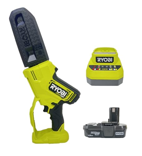 RYOBI ONE+ HP 18V Brushless 6 in. Compact Pruning Mini Chainsaw Kit with Battery and Charger (Bulk...