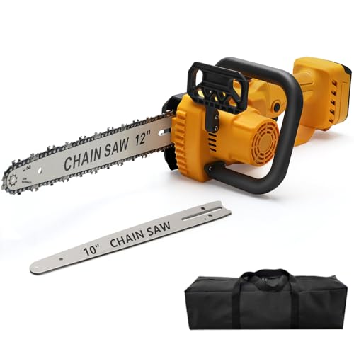 Mini Chainsaw Cordless for Dewalt 20V Battery, Brushless Electric Chainsaw 12'/ 10' with Auto Oiler...