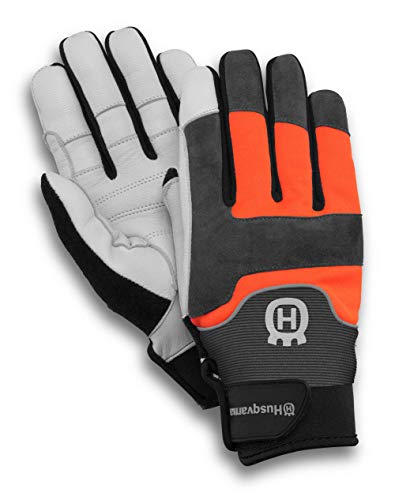 Husqvarna Technical 20 Chainsaw Protection Gloves, Medium, Orange
