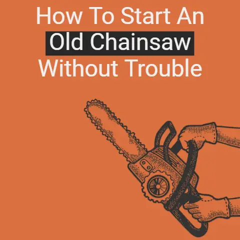 how to start an old Husqvarna chainsaw (With 2-3 Pulls)