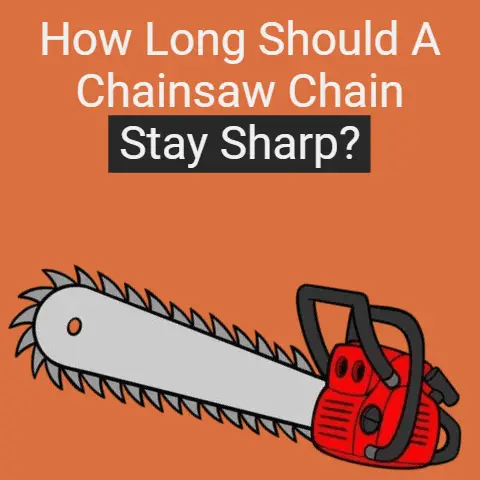 How long should a chainsaw chain stay sharp?