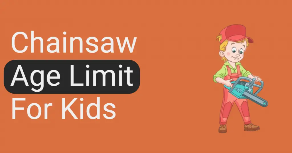 Chainsaw Age Limit For Kids