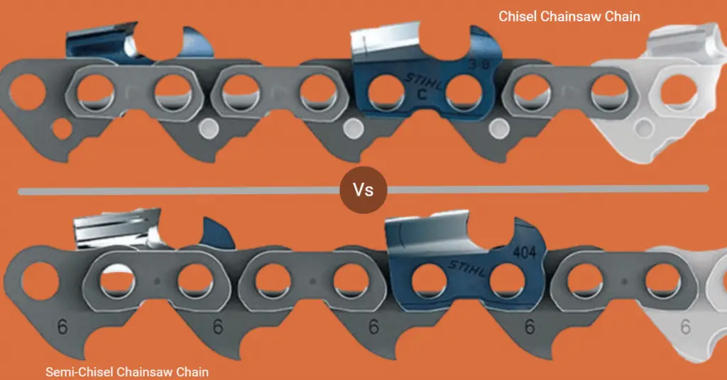 Chisel Vs Semi-Chisel Chainsaw Chain