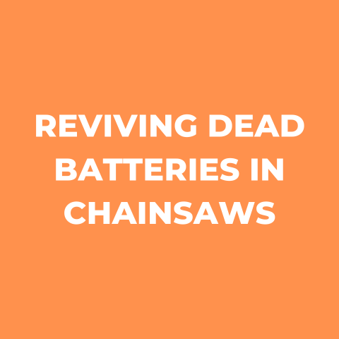 Reviving Dead Batteries in Chainsaws (Explained)
