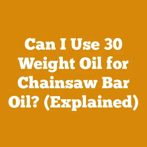 Can I Use 30 Weight Oil for Chainsaw Bar Oil? (Explained)