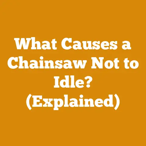 What Causes a Chainsaw Not to Idle? (Explained)