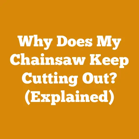 Why Does My Chainsaw Keep Cutting Out? (Explained)