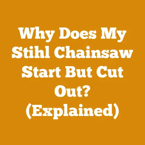 Why Does My Stihl Chainsaw Start But Cut Out? (Explained)
