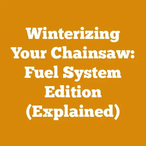 Winterizing Your Chainsaw: Fuel System Edition (Explained)