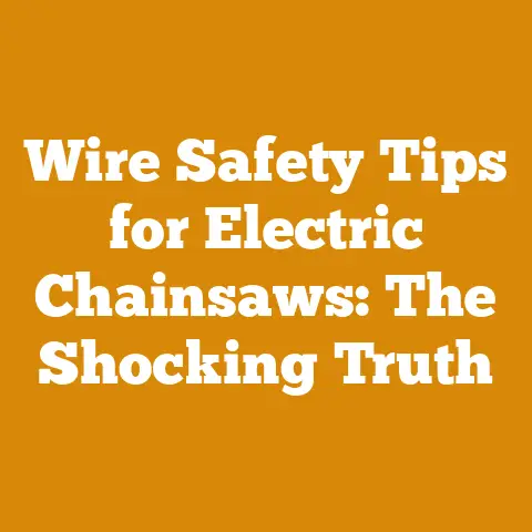 Wire Safety Tips for Electric Chainsaws: The Shocking Truth