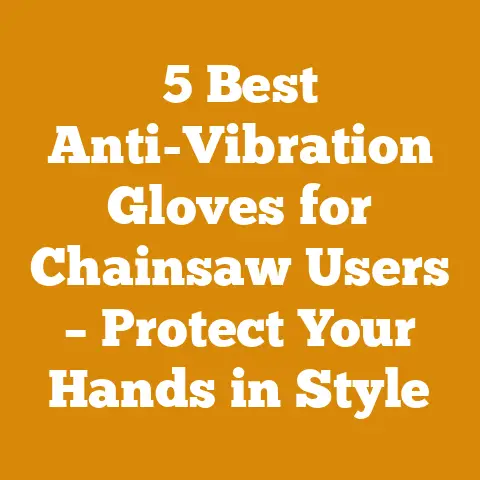 Best Anti-Vibration Gloves for Chainsaw Users (Top 5 Picks)