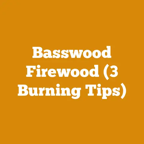 Basswood Firewood (3 Burning Tips)