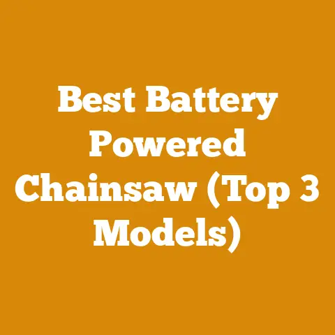 Best Battery Powered Chainsaw (Top 3 Models)