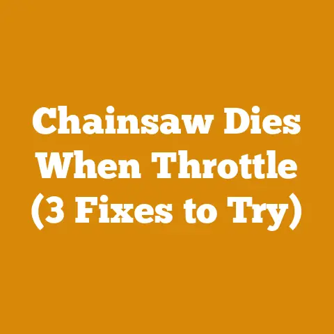 Chainsaw Dies When Throttle (3 Fixes to Try)