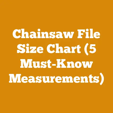 Chainsaw File Size Chart (5 Must-Know Measurements)