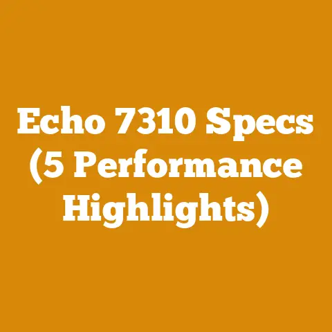 Echo 7310 Specs (5 Performance Highlights)