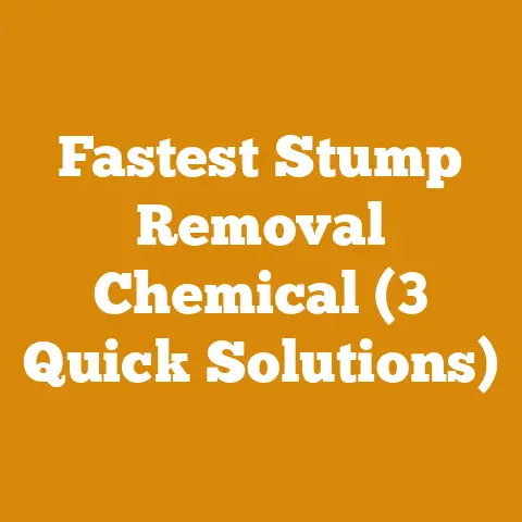 Fastest Stump Removal Chemical (3 Quick Solutions)