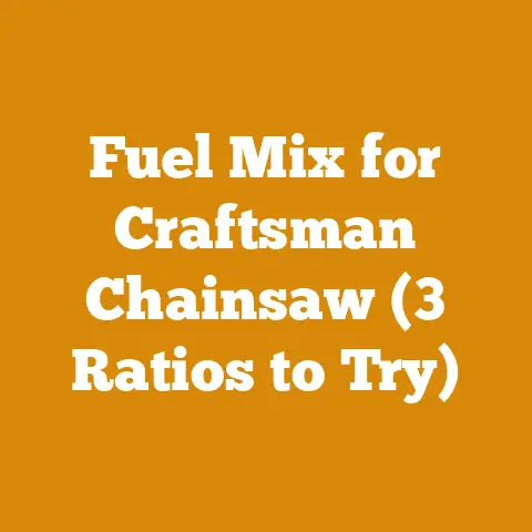 Fuel Mix for Craftsman Chainsaw (3 Ratios to Try)