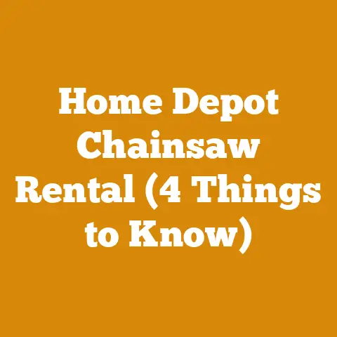 Home Depot Chainsaw Rental (4 Things to Know)