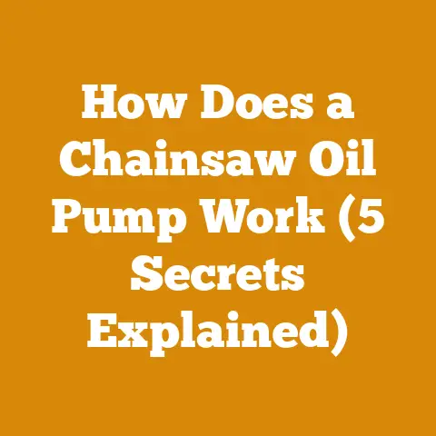 How Does a Chainsaw Oil Pump Work (5 Secrets Explained)