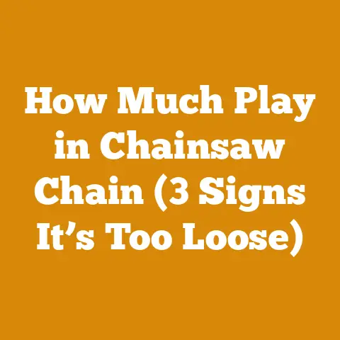 How Much Play in Chainsaw Chain (3 Signs It’s Too Loose)