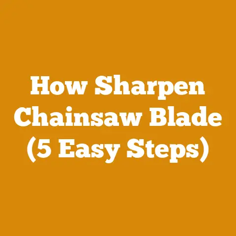 How Sharpen Chainsaw Blade (5 Easy Steps)