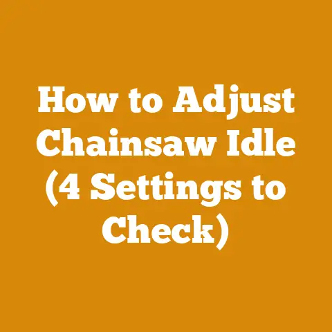 How to Adjust Chainsaw Idle (4 Settings to Check)