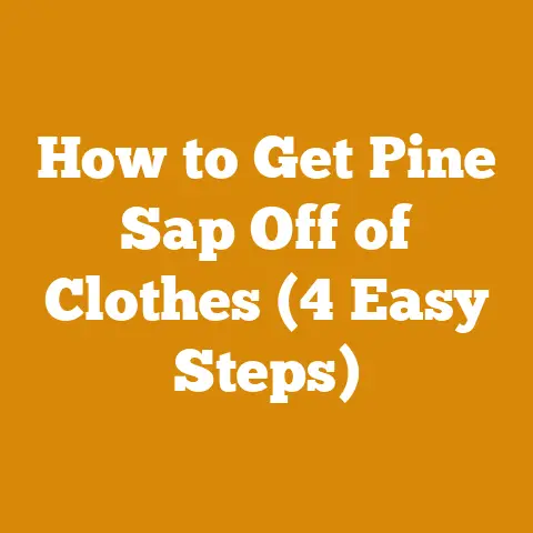How to Get Pine Sap Off of Clothes (4 Easy Steps)