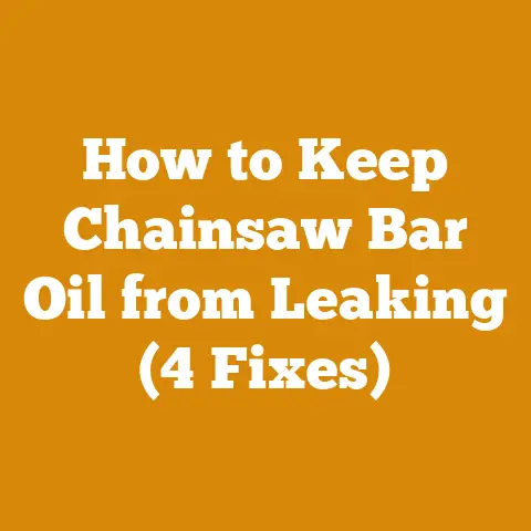 How to Keep Chainsaw Bar Oil from Leaking (4 Fixes)