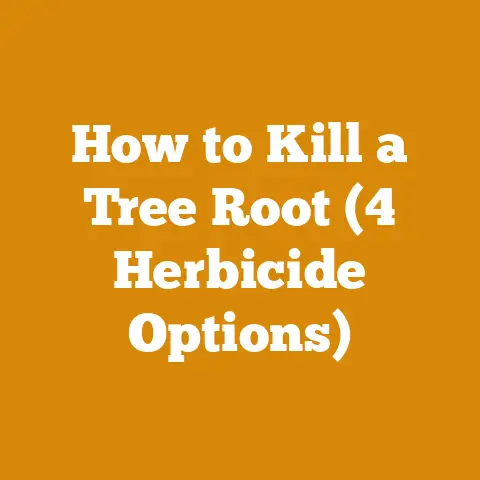 How to Kill a Tree Root (4 Herbicide Options)