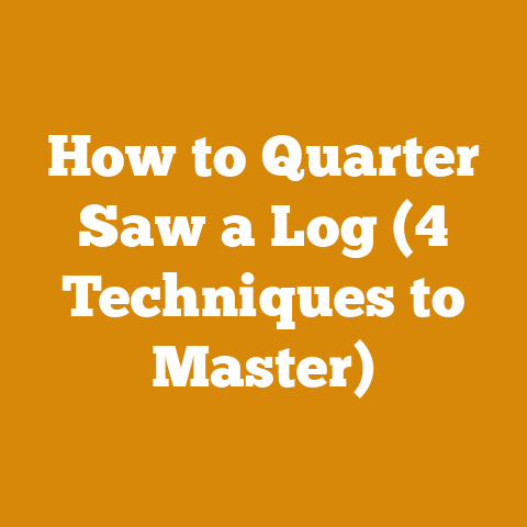 How to Quarter Saw a Log (4 Techniques to Master)