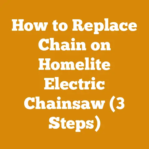 How to Replace Chain on Homelite Electric Chainsaw (3 Steps)