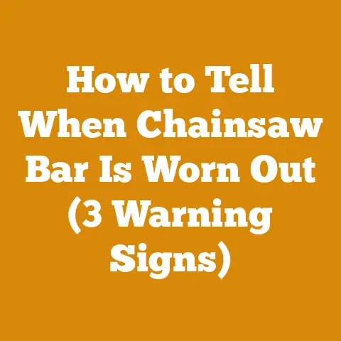 How to Tell When Chainsaw Bar Is Worn Out (3 Warning Signs)