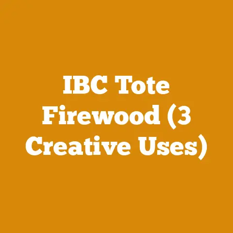 IBC Tote Firewood (3 Creative Uses)