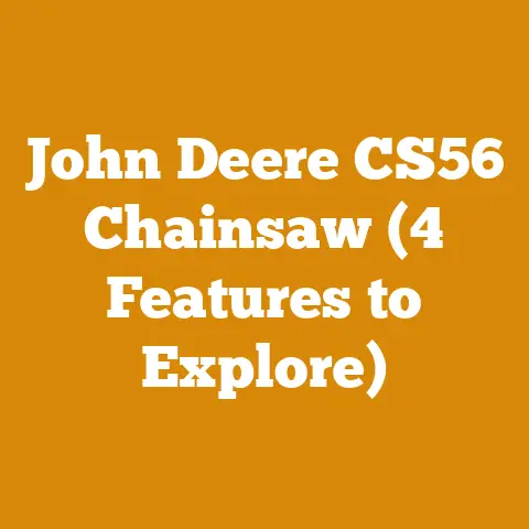 John Deere CS56 Chainsaw (4 Features to Explore)