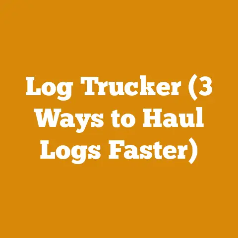 Log Trucker (3 Ways to Haul Logs Faster)
