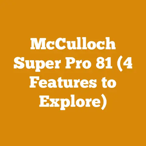 McCulloch Super Pro 81 (4 Features to Explore)