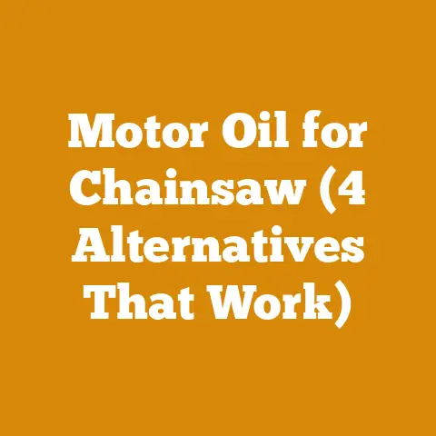 Motor Oil for Chainsaw (4 Alternatives That Work)
