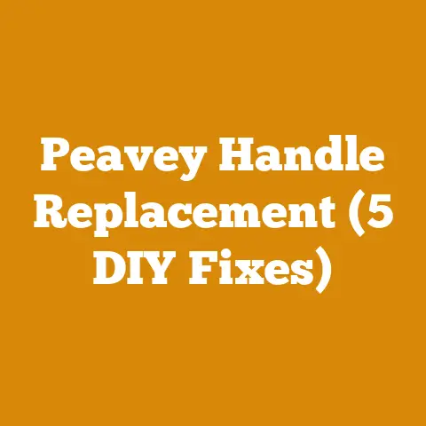 Peavey Handle Replacement (5 DIY Fixes)
