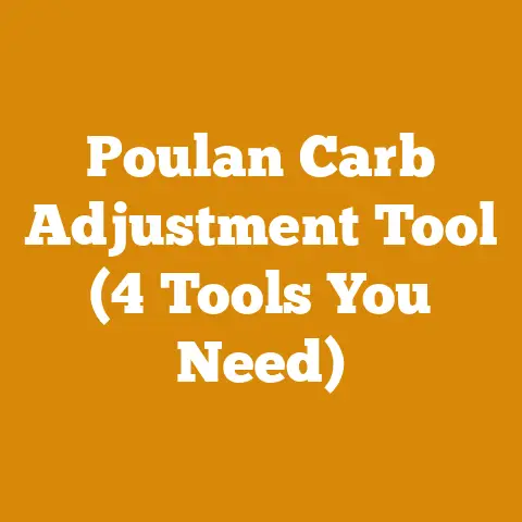 Poulan Carb Adjustment Tool (4 Tools You Need)