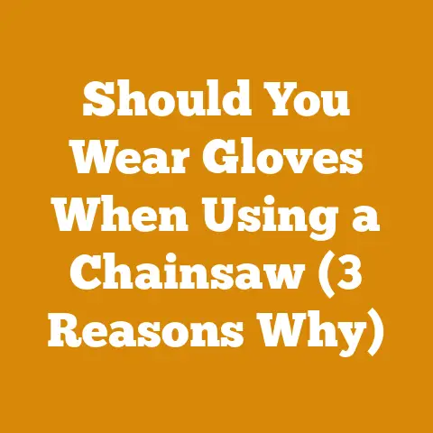 Should You Wear Gloves When Using a Chainsaw (3 Reasons Why)