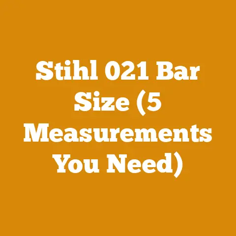 Stihl 021 Bar Size (5 Measurements You Need)