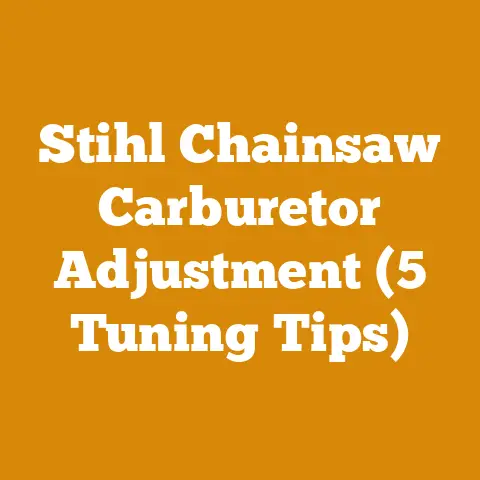 Stihl Chainsaw Carburetor Adjustment (5 Tuning Tips)