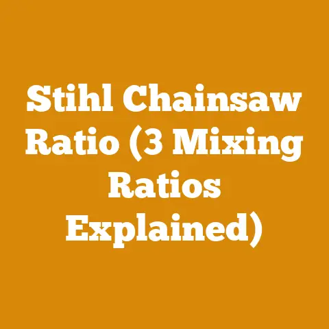 Stihl Chainsaw Ratio (3 Mixing Ratios Explained)
