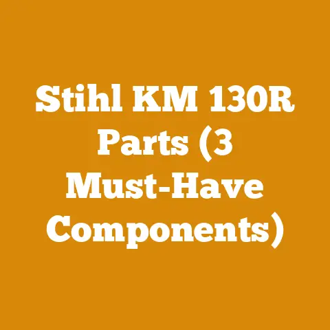 Stihl KM 130R Parts (3 Must-Have Components)
