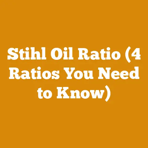 Stihl Oil Ratio (4 Ratios You Need to Know)